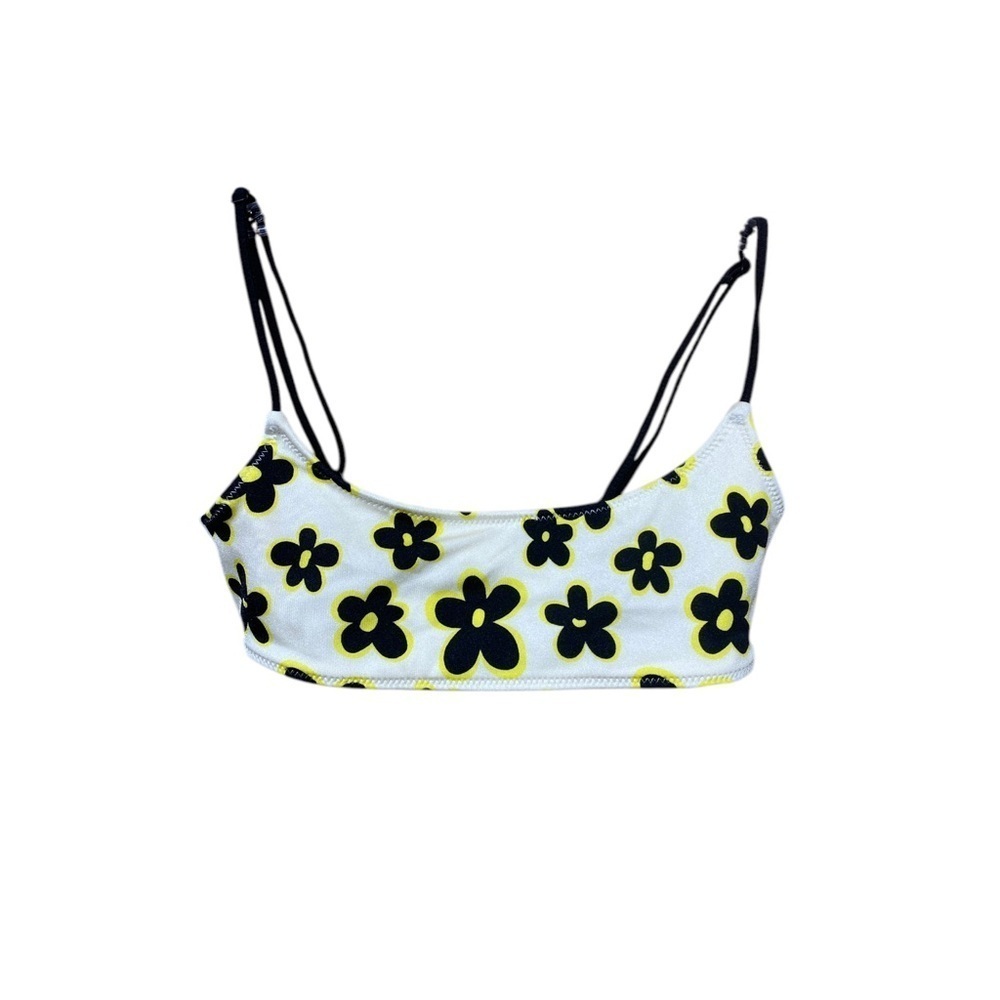 Triangl Floral Print Bikini Top xxs‎